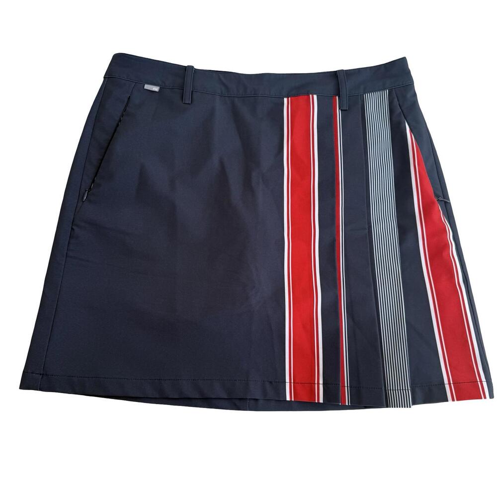 N'vo by Lanctôt Red, Blue & White Striped Skort Size 6